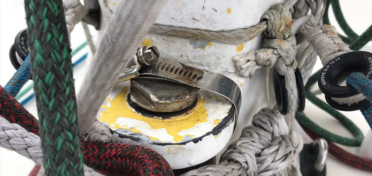 JCS Stainless steel clamps for sailing